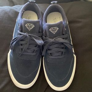 Diamond supply co series low sneakers navy